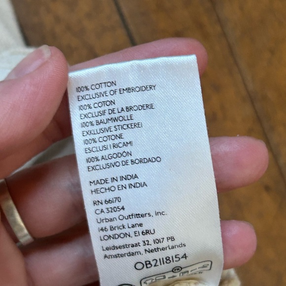 Free People We the Free All My Heart Embroidered Tee T-Shirt Size Small - Picture 6 of 7